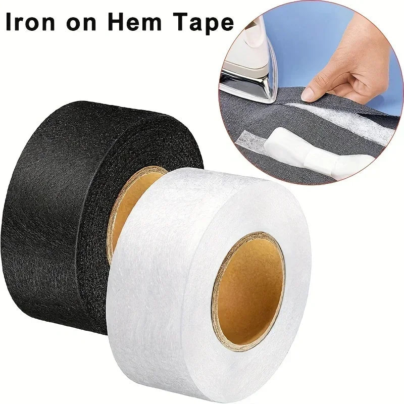 2roll Black White Double-sided  Iron  Tape