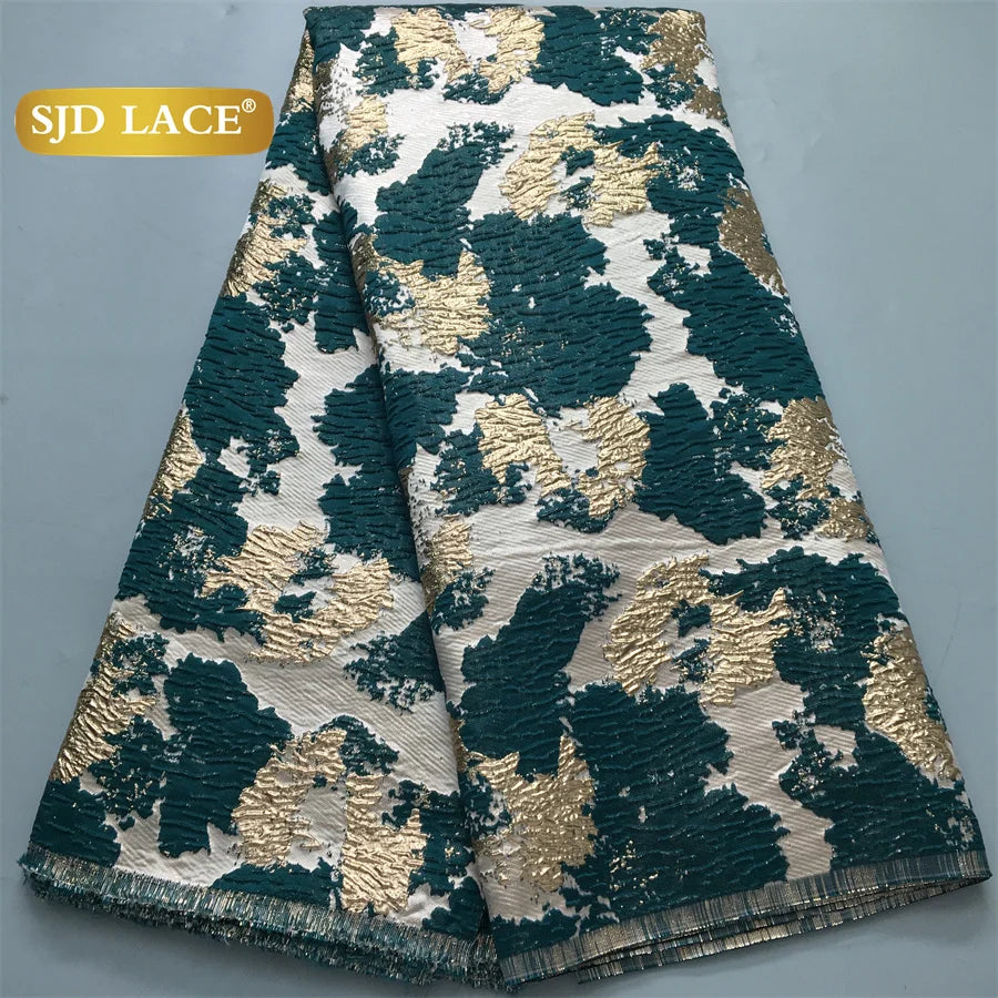 African Lace Fabric  High Quality French Brocade