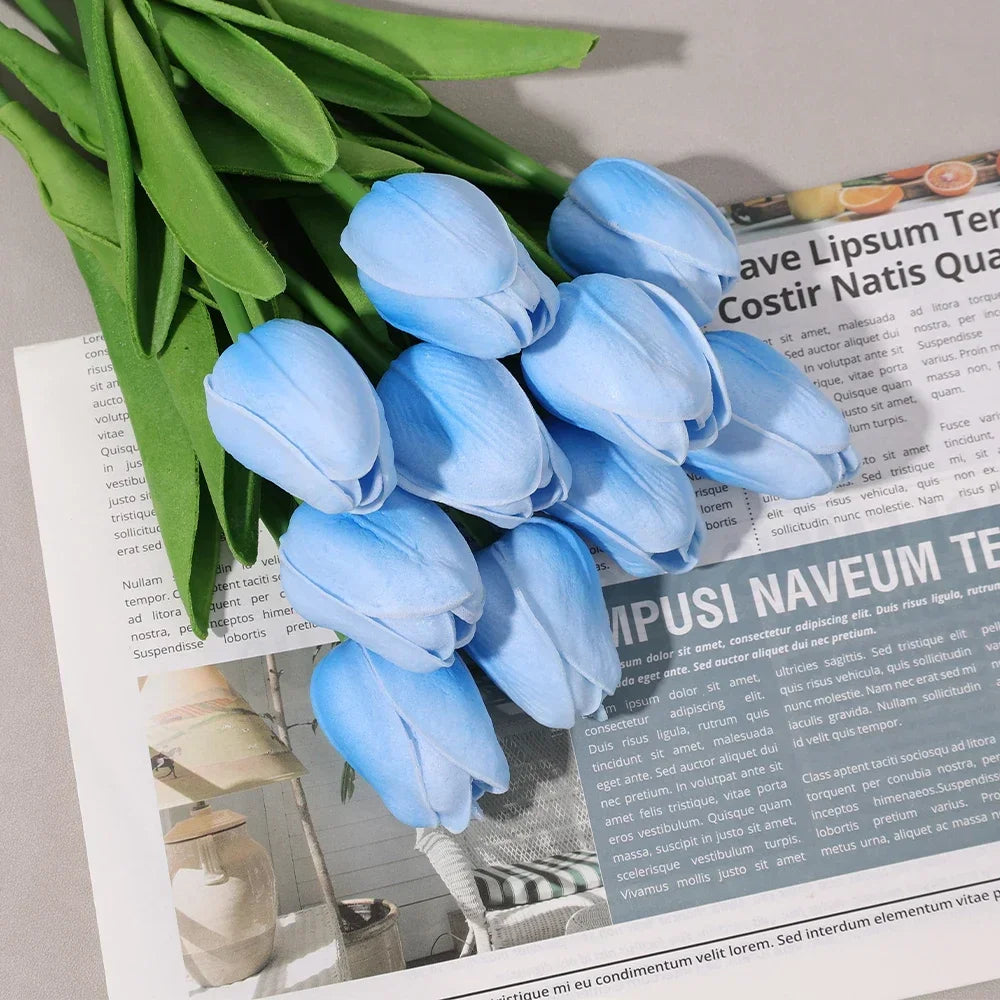 10/5/1pcs Tulip Artificial Flower Bouquet
