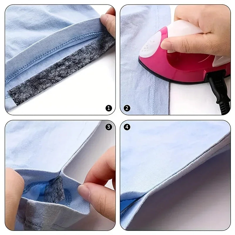 2roll Black White Double-sided  Iron  Tape