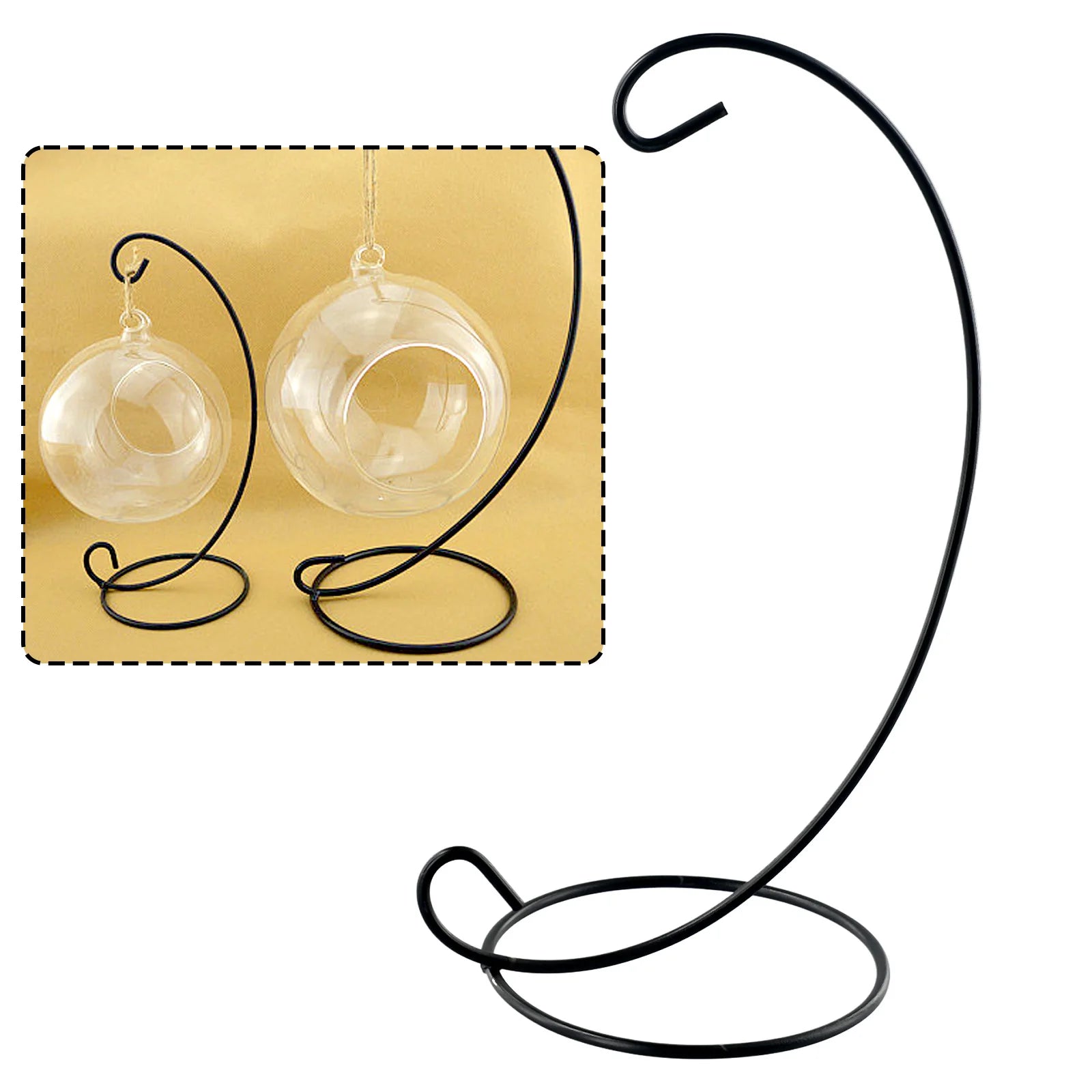 Holder Stand for light weight hangings.