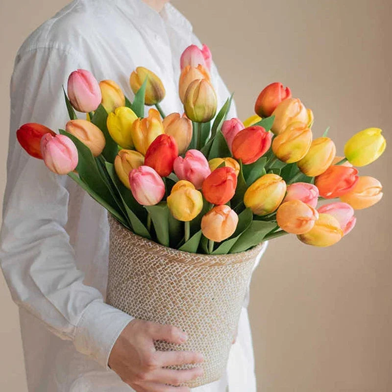 10/5/1pcs Tulip Artificial Flower Bouquet