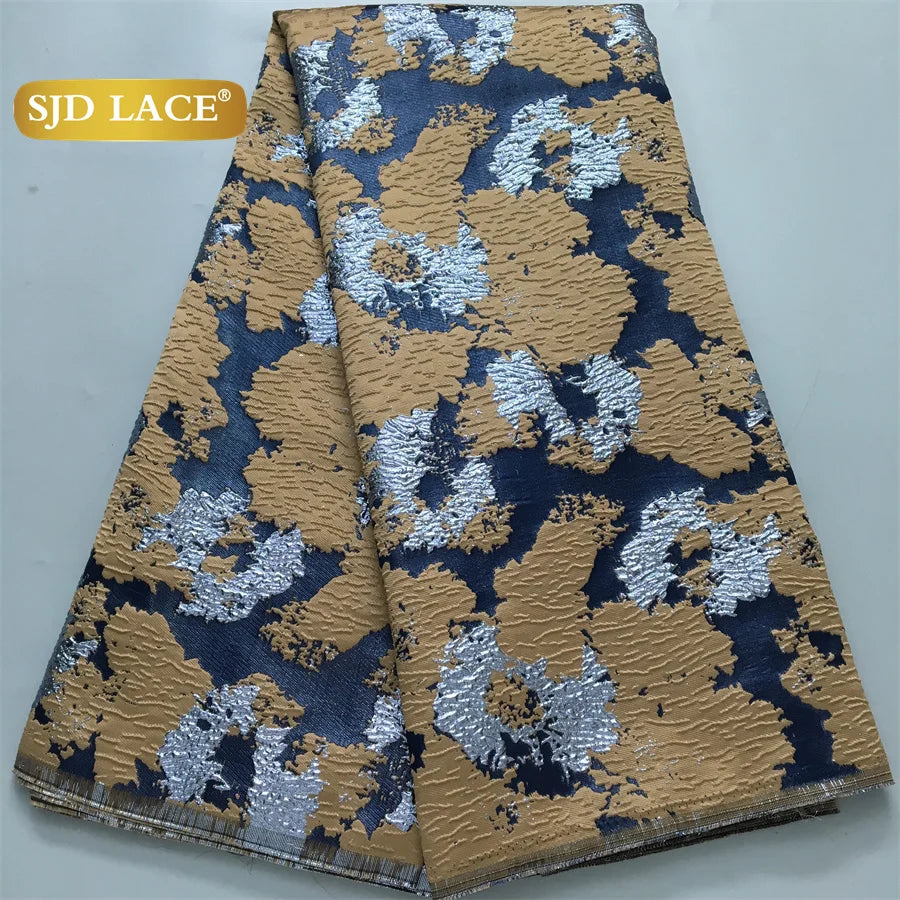 African Lace Fabric  High Quality French Brocade