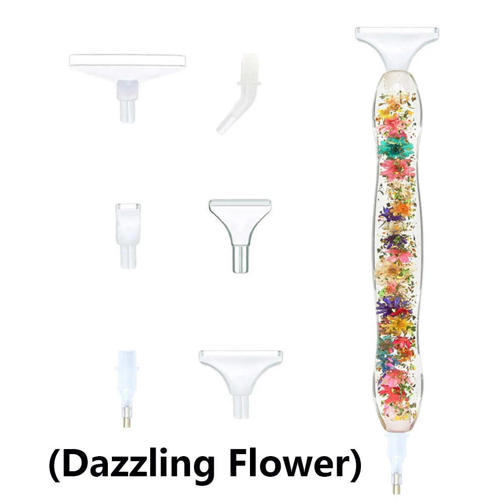5D Resin Diamond Painting Pen With 6pcs