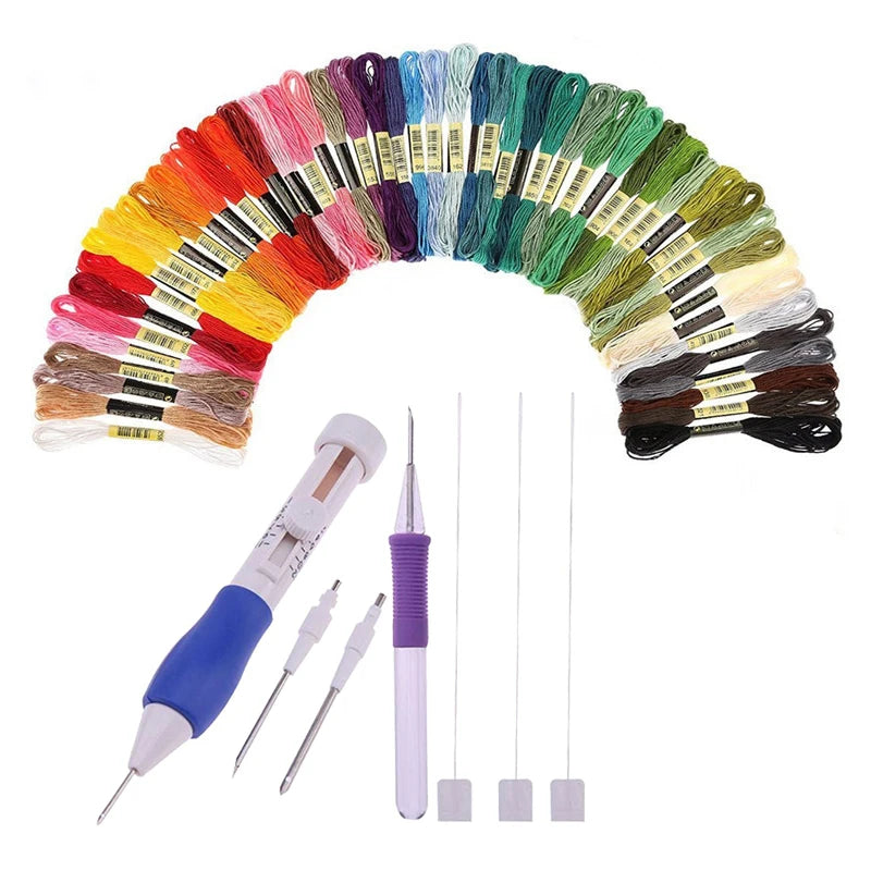Hand Embroidery Punch Needle embroidery thread kit