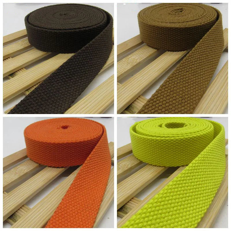 5Meters 32mm Canvas  Cotton Webbing