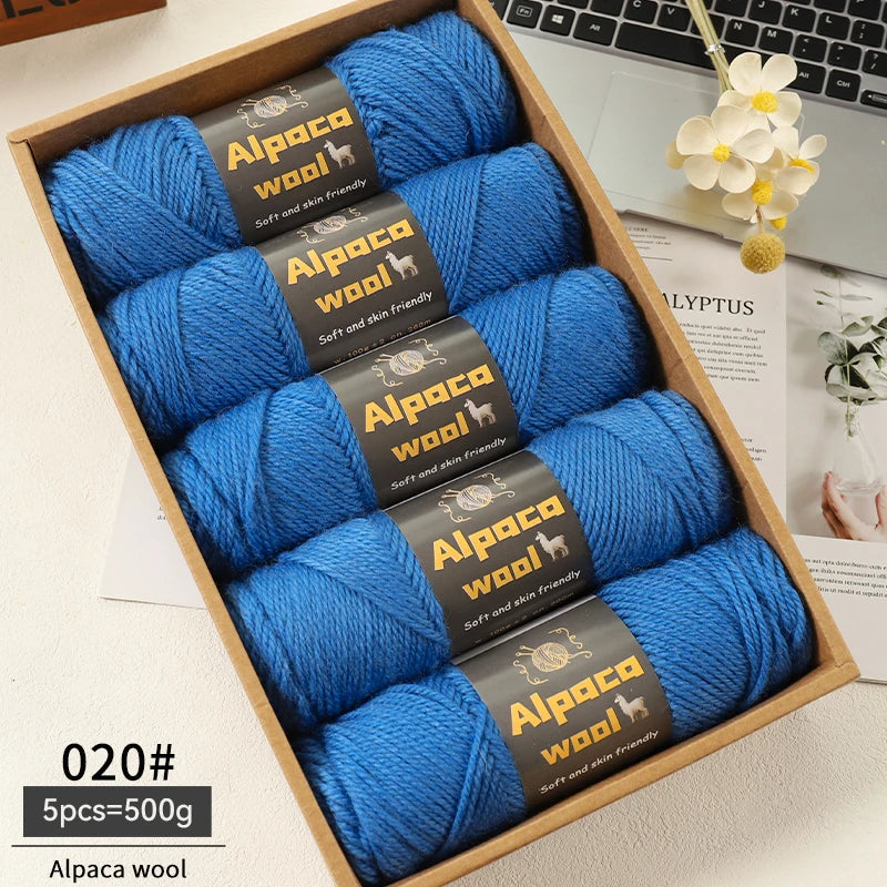500g Alpaca Wool 245 Chunky Knitting Yarn