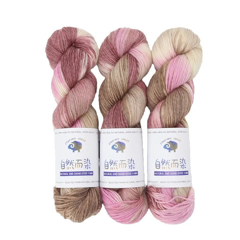 100g 270Meters Handmade Dyed Wool Yarn