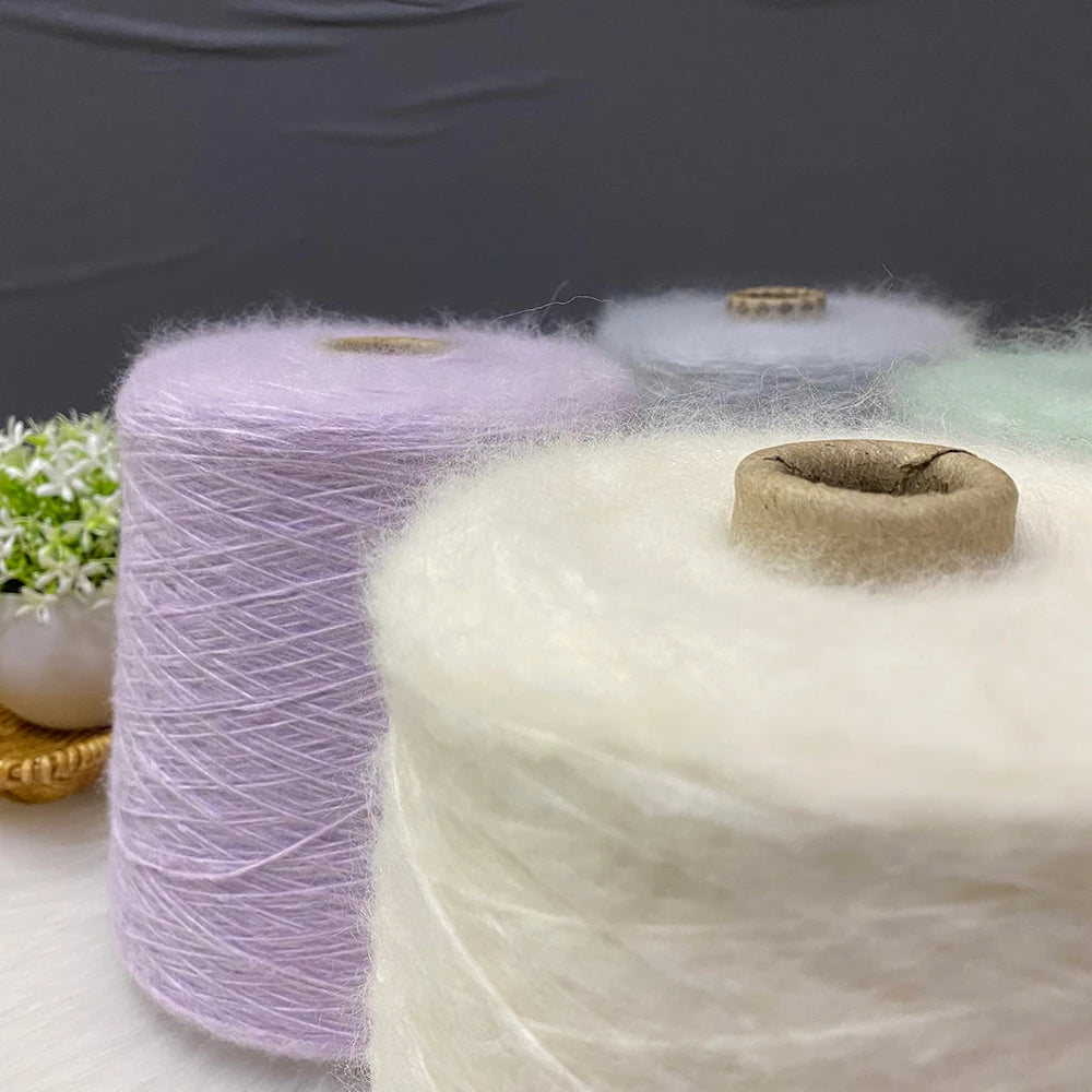 500G/PC Mohair Yarn High Quality Super Soft