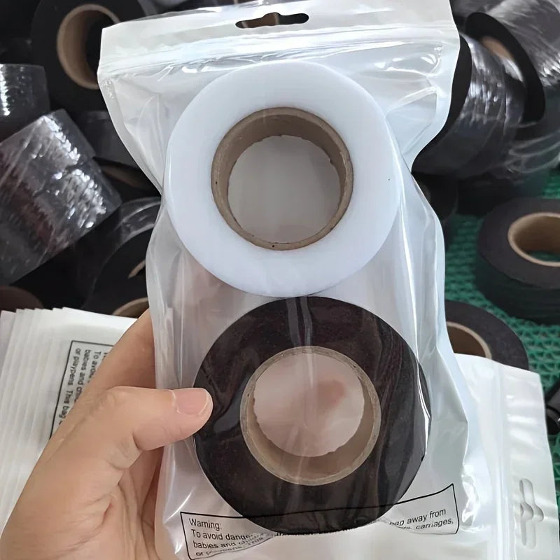 2roll Black White Double-sided  Iron  Tape