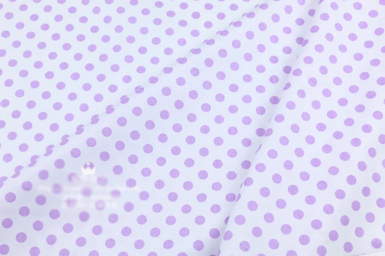 Dot print 100% cotton sold by  meter,