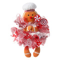 Gingerbread Hanging  Doll  Wreath Indoor Outdoor