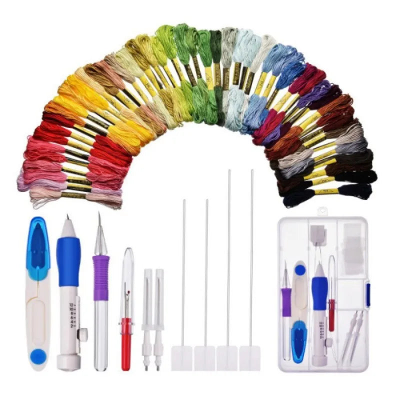 Hand Embroidery Punch Needle embroidery thread kit