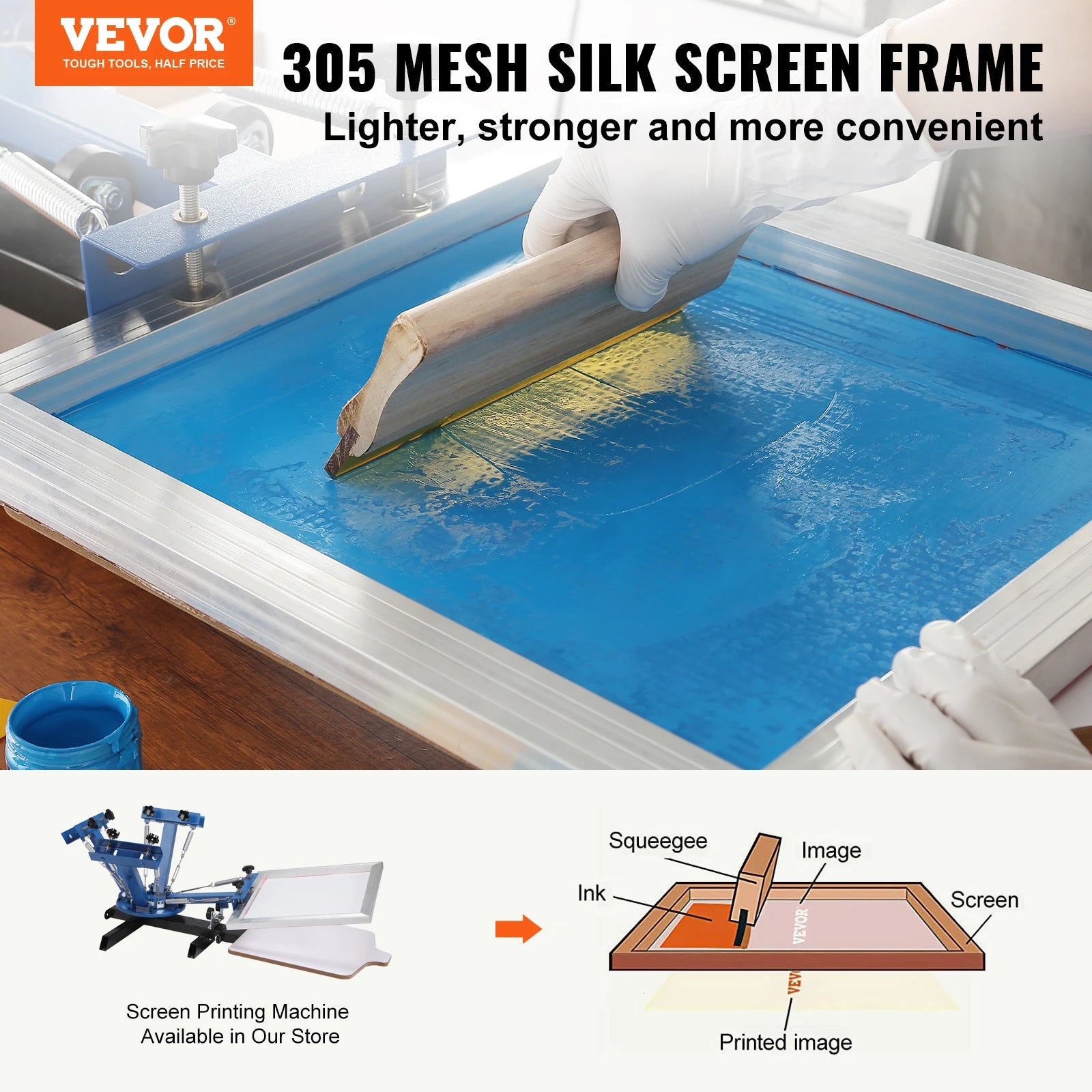 20x24inch Screen Printing Kit Aluminum Silk Screen