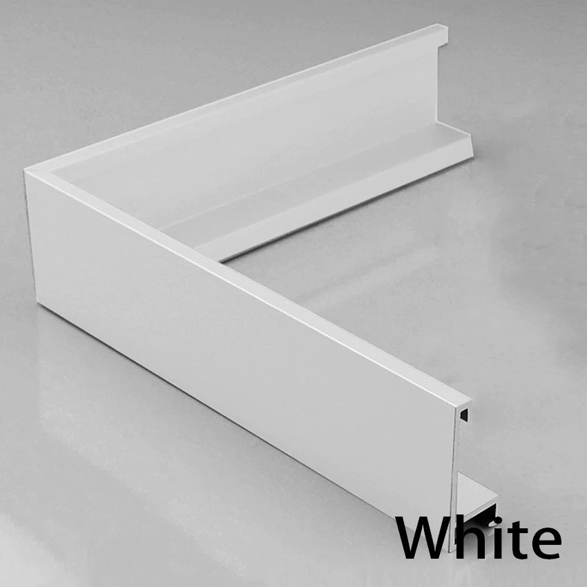 Medium Size Picture Frame aluminum and wood