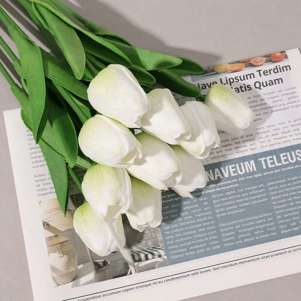 10/5/1pcs Tulip Artificial Flower Bouquet