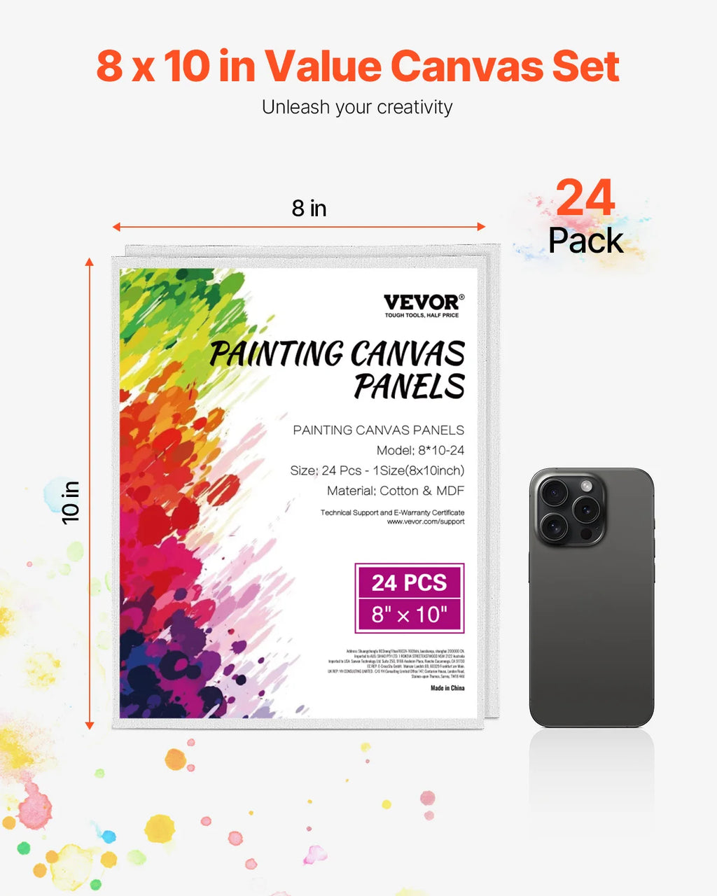 Canvas Boards White Canvas Panels