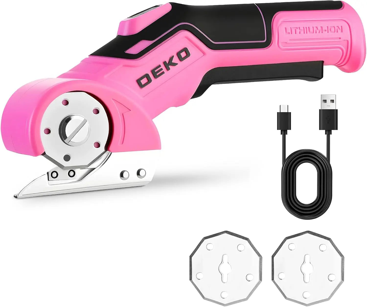 DEKOPRO Professional 3.7 V Electric Sewing Scissors