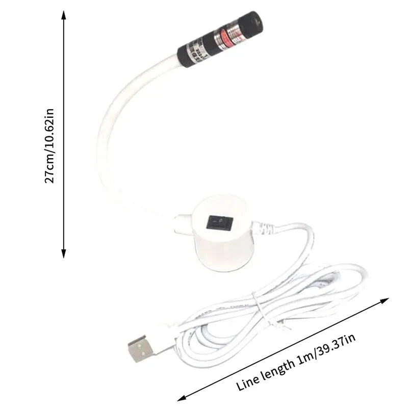USB Laser Positioning Light Infrared Lamp Magnetic