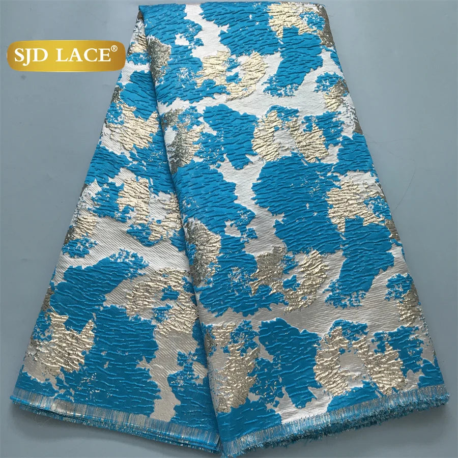African Lace Fabric  High Quality French Brocade