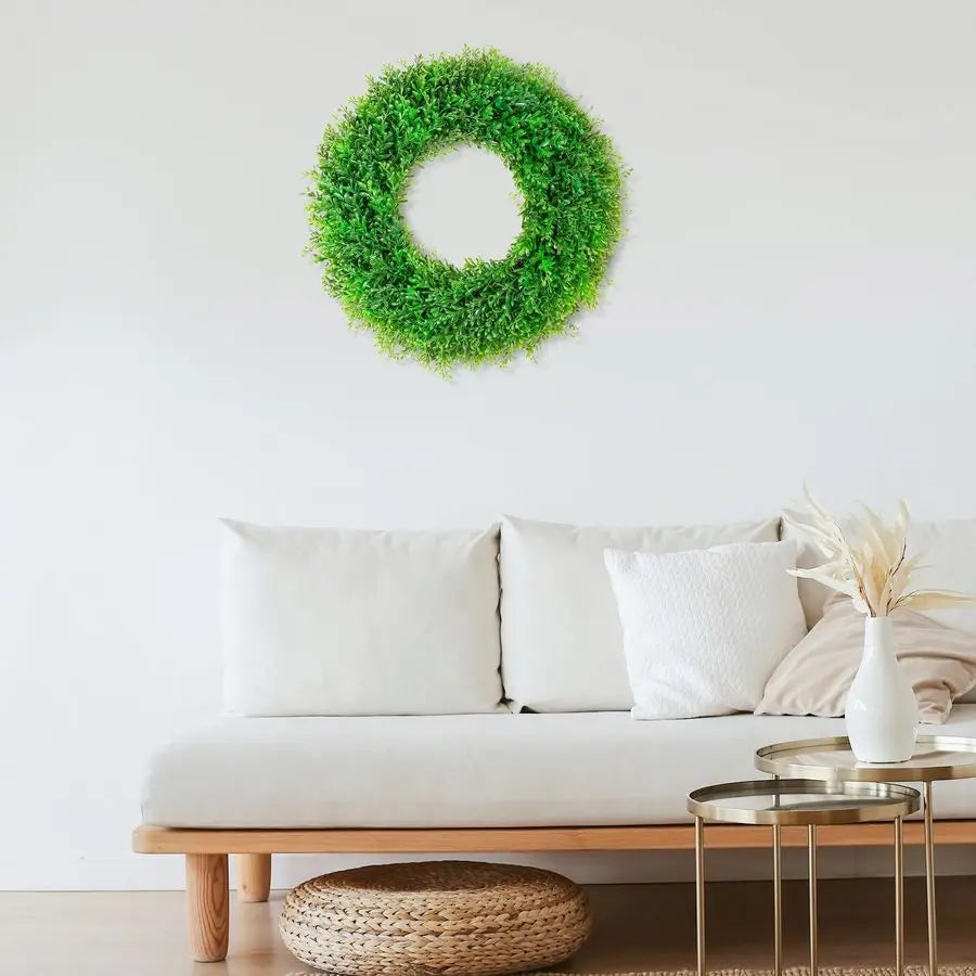 Artificial Boxwood Wreath, 22