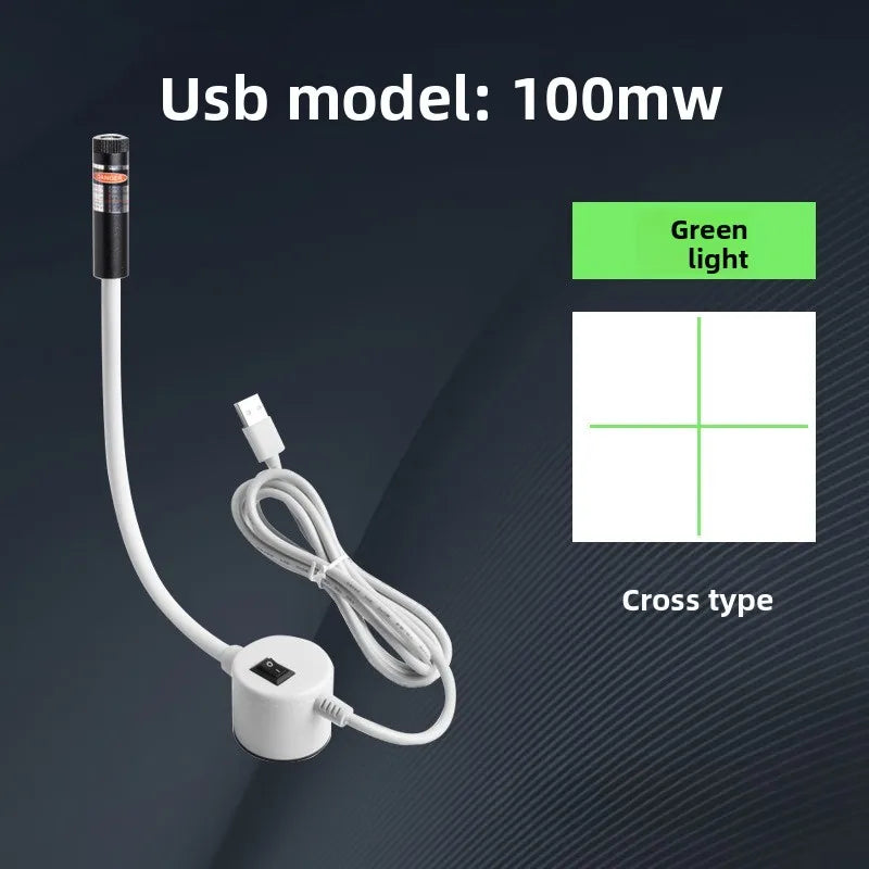 USB Laser Positioning Light Infrared Lamp Magnetic
