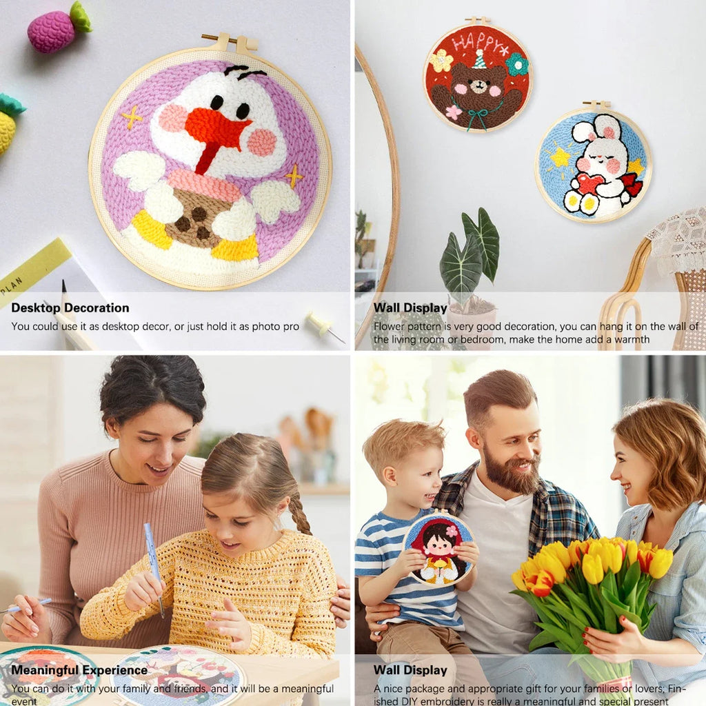 DIY Punch Needle Kits for Beginners