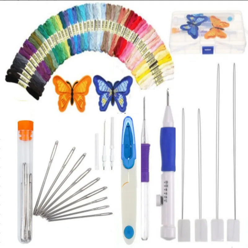 Hand Embroidery Punch Needle embroidery thread kit