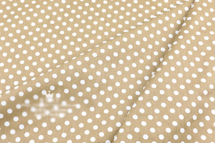 Dot print 100% cotton sold by  meter,