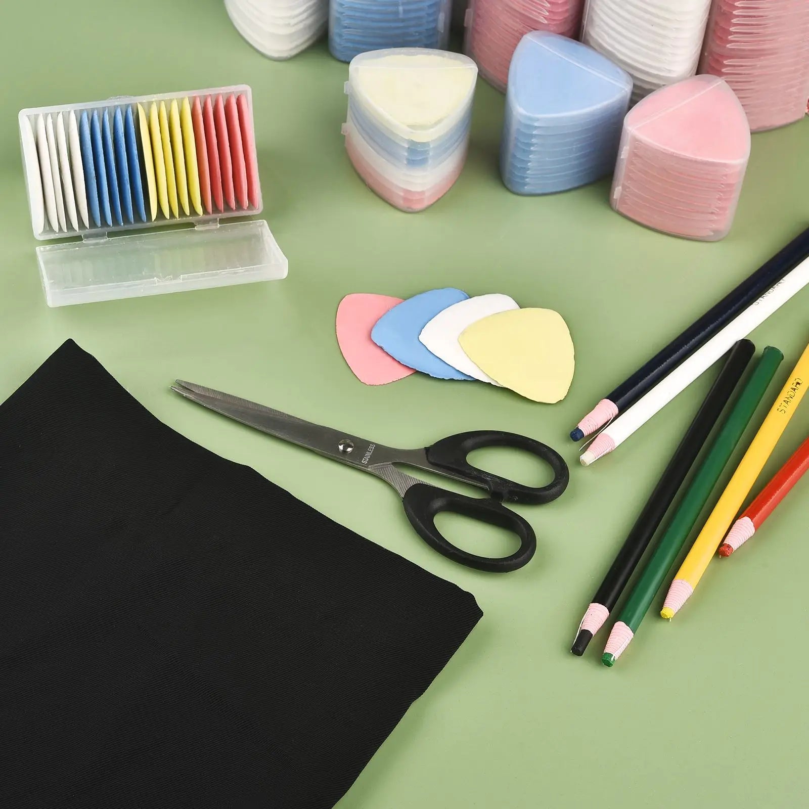 1/10/12/20/30pcs Box Erasable Fabric Chalk Tailoring