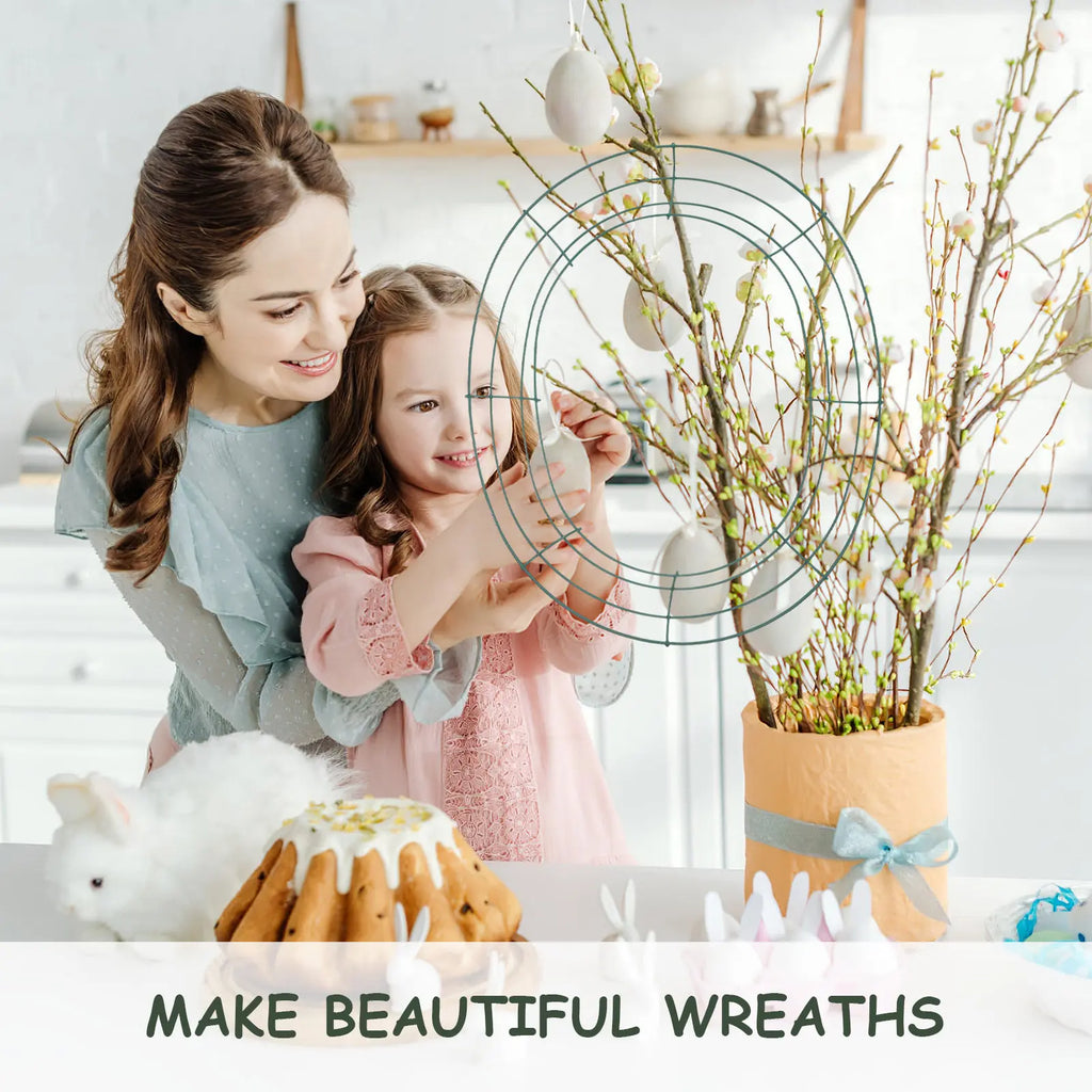 Egg  Wreath Frame Wreath