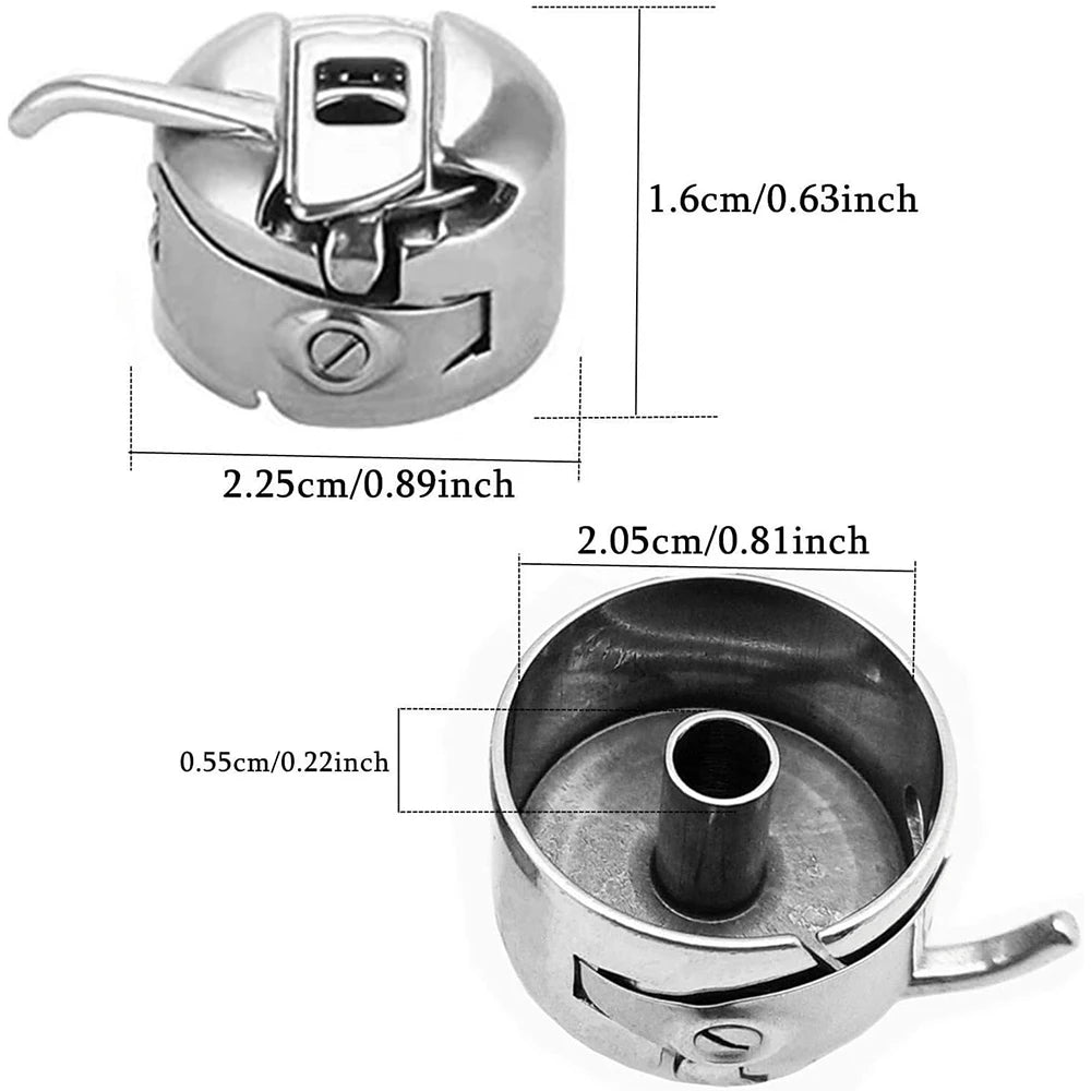Bobbin Case With 5PCS  Metal Bobbins