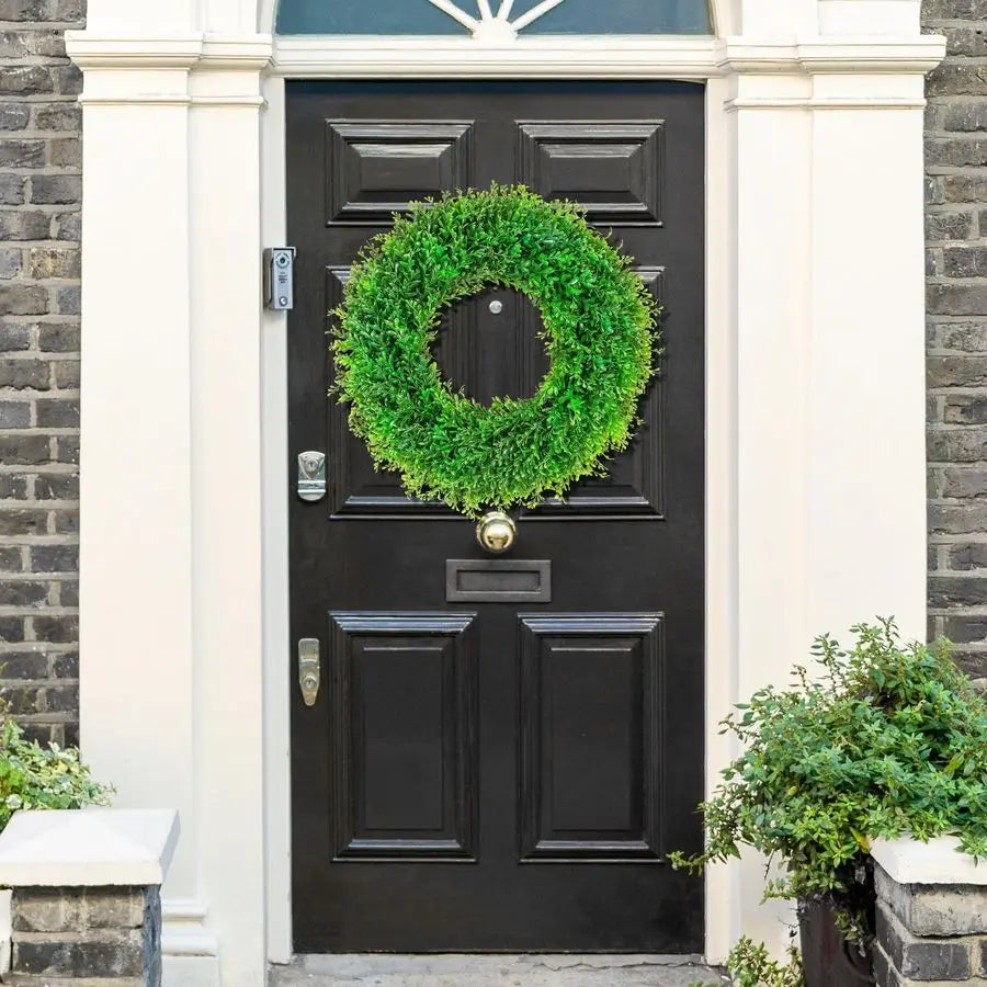 Artificial Boxwood Wreath, 22