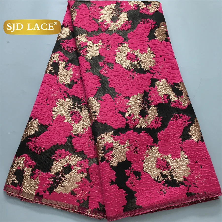 African Lace Fabric  High Quality French Brocade