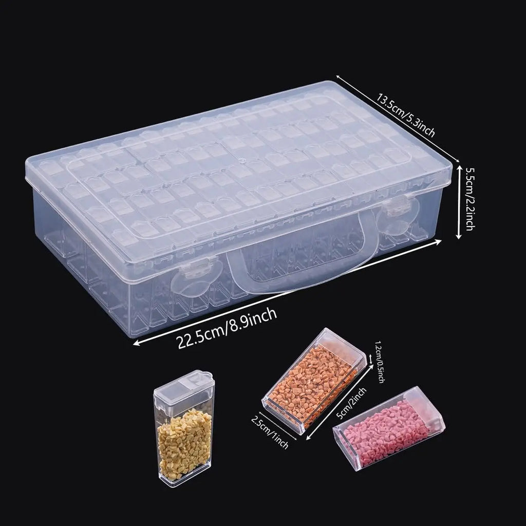 64-Grid Diamond Painting Storage Box