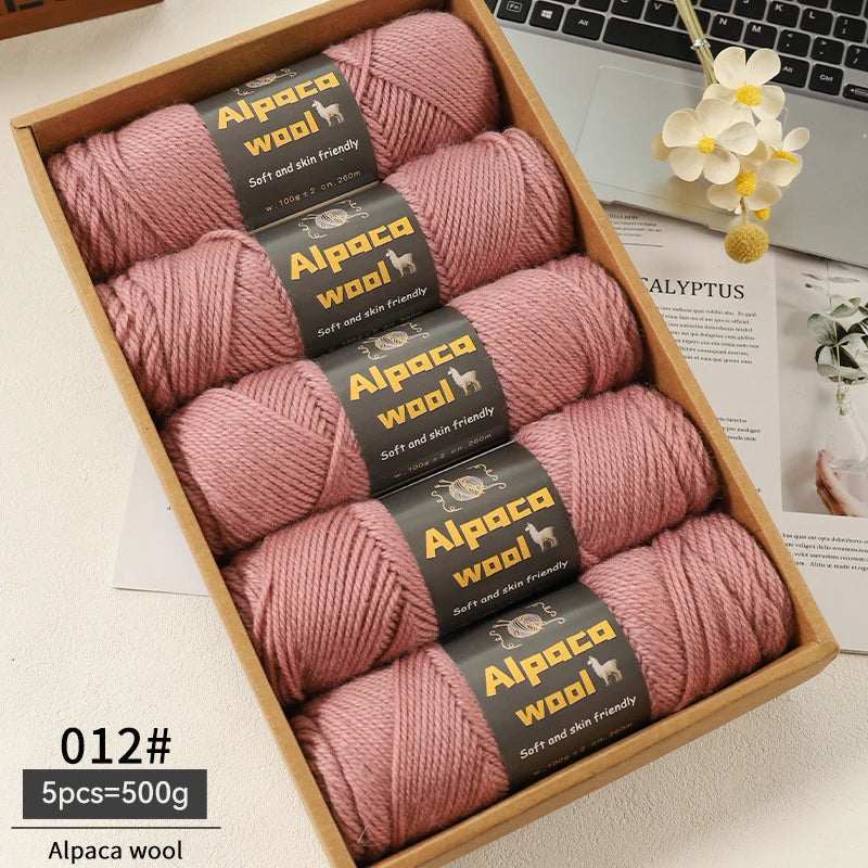 500g Alpaca Wool 245 Chunky Knitting Yarn
