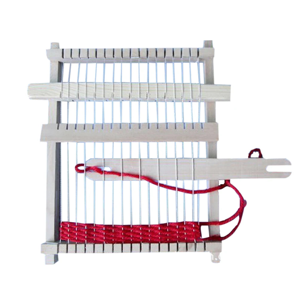 Wooden Weaving Loom 21.5x16.5x3cm  Adjustable