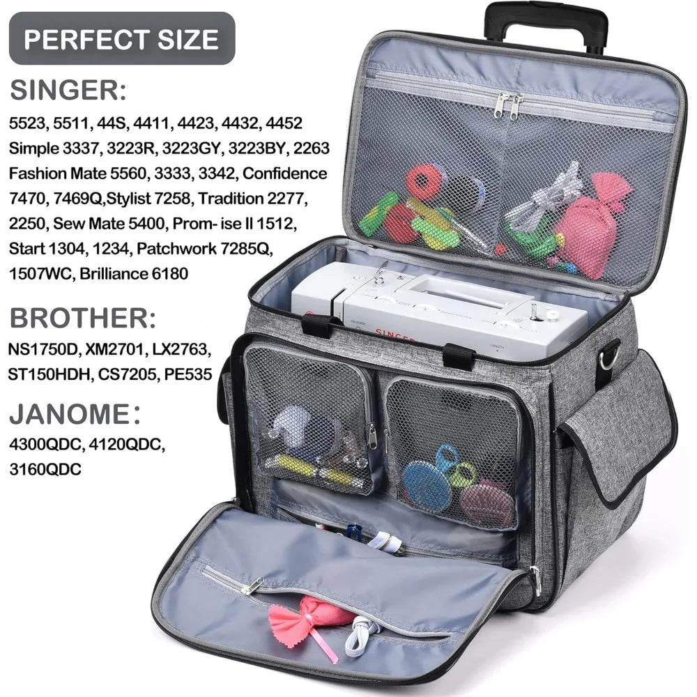 Rolling Sewing Machine Case,