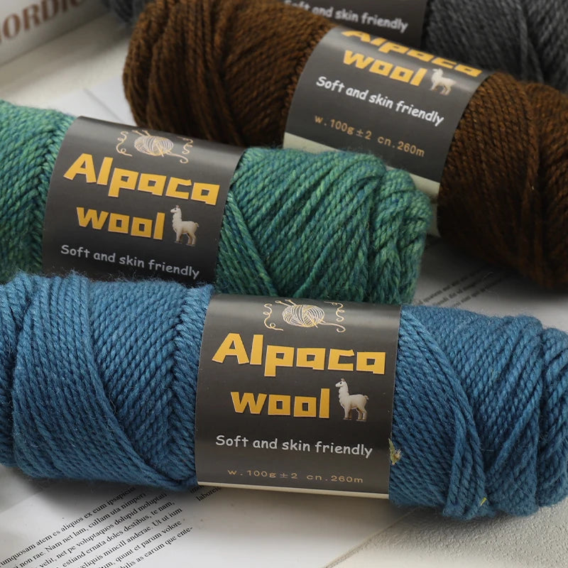 500g Alpaca Wool 245 Chunky Knitting Yarn