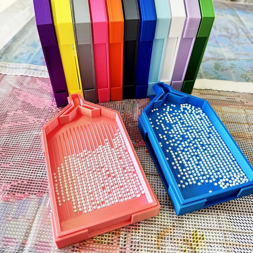 Silky Diamond Painting Tray with Lid