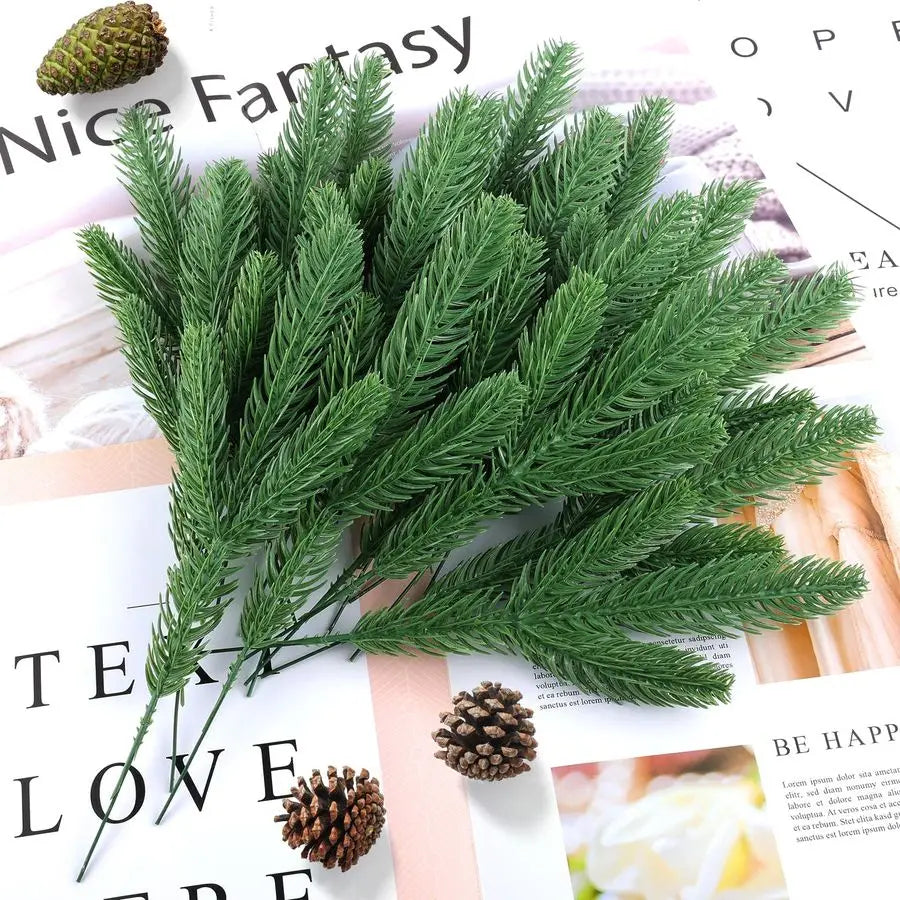 150 Pcs Artificial Pine Branch picks