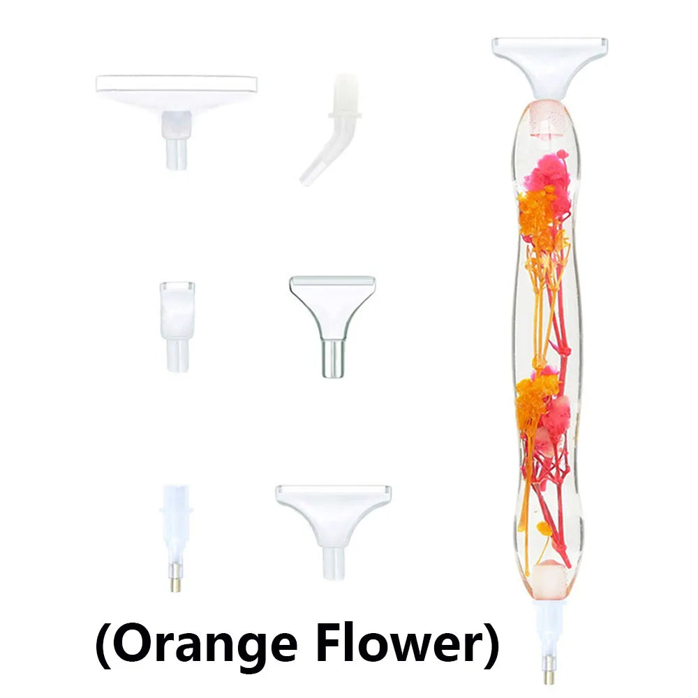5D Resin Diamond Painting Pen With 6pcs