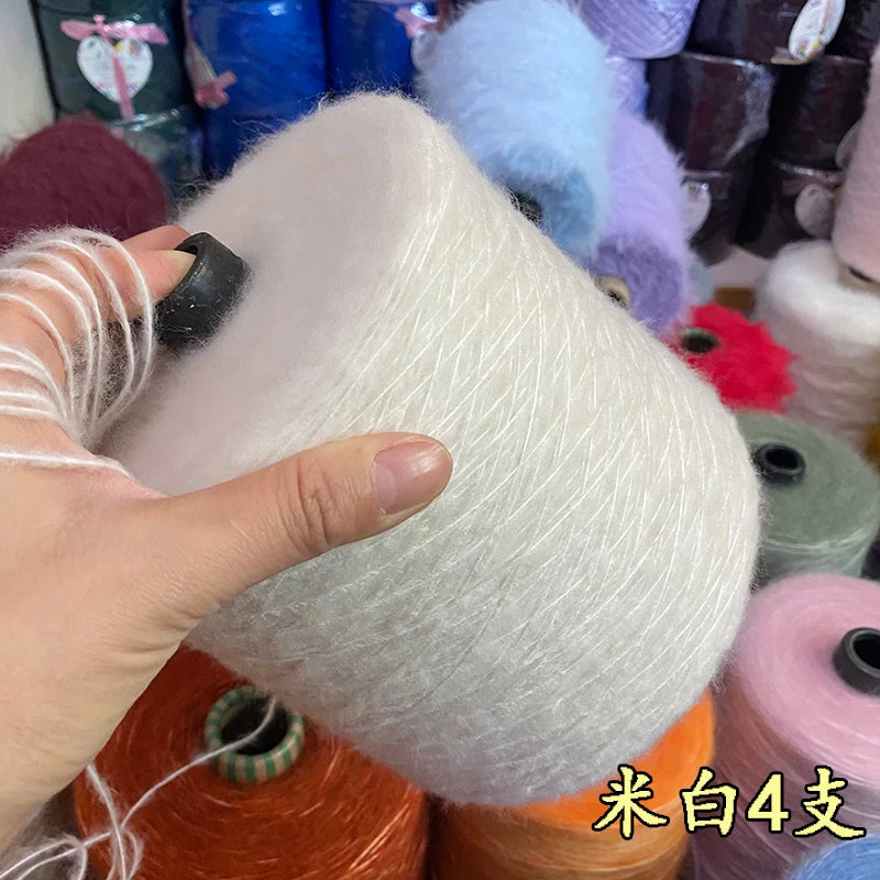 500G/PC Mohair Yarn High Quality Super Soft
