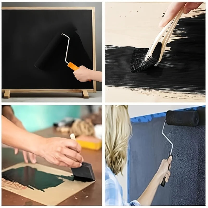 Black Chalk Board Paint for Wood, Metal, Glass