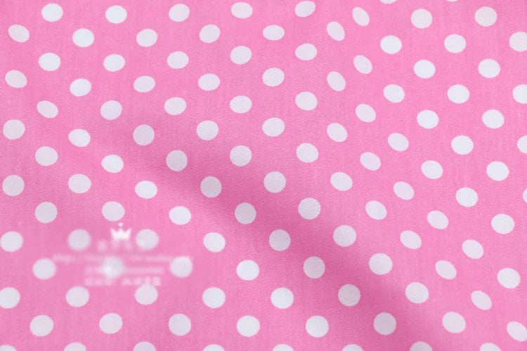 Dot print 100% cotton sold by  meter,