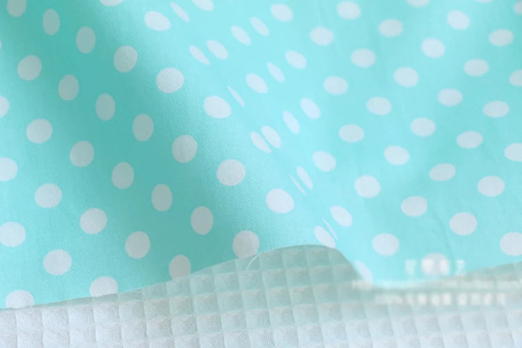 Dot print 100% cotton sold by  meter,