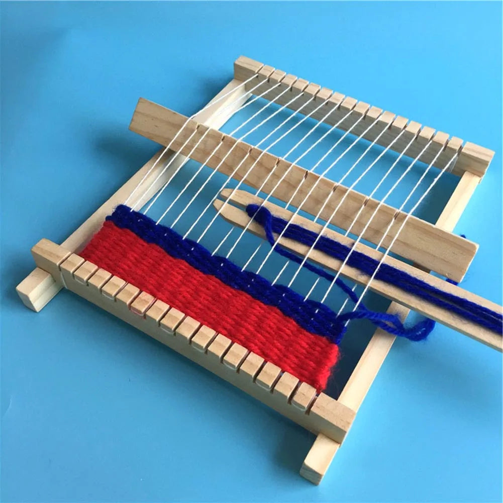 Wooden Weaving Loom 21.5x16.5x3cm  Adjustable