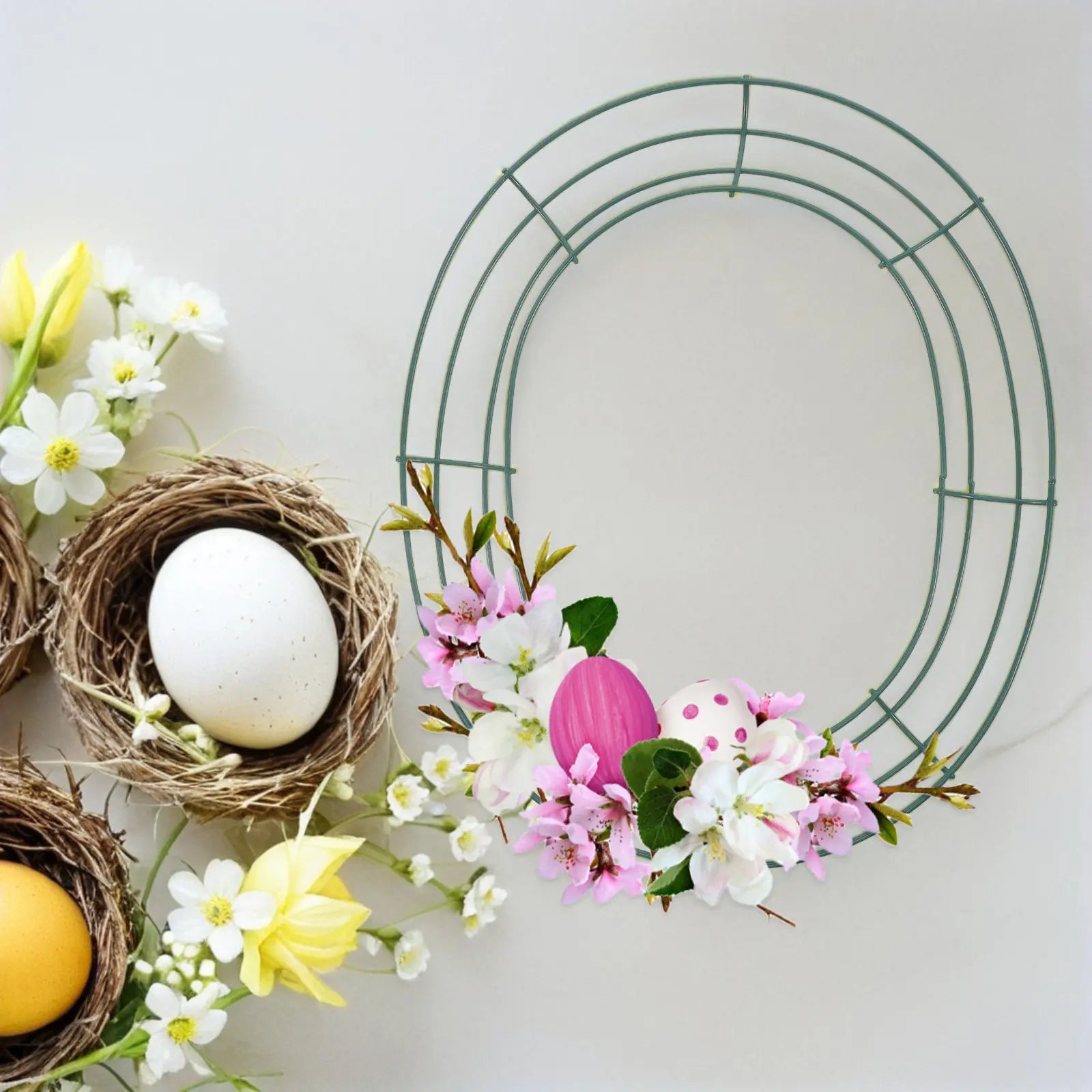 Egg  Wreath Frame Wreath