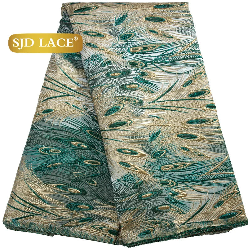 African Lace Fabric  High Quality French Brocade