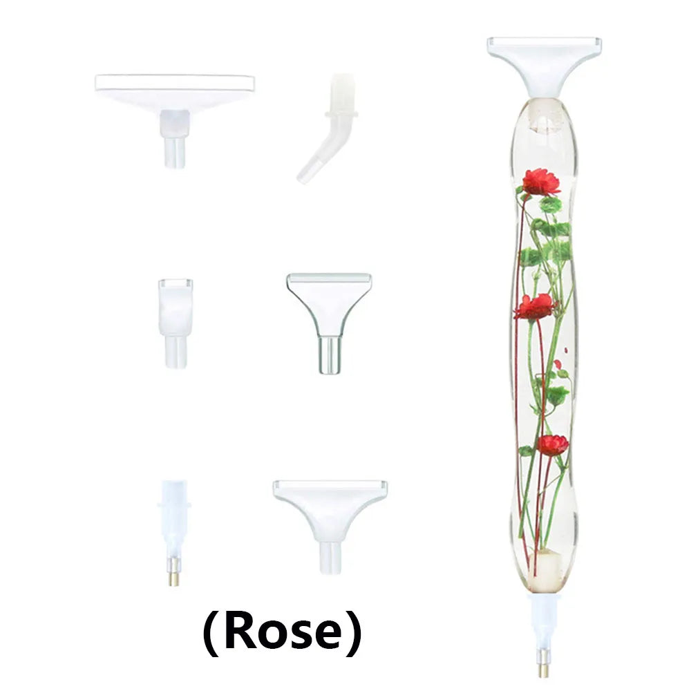 5D Resin Diamond Painting Pen With 6pcs